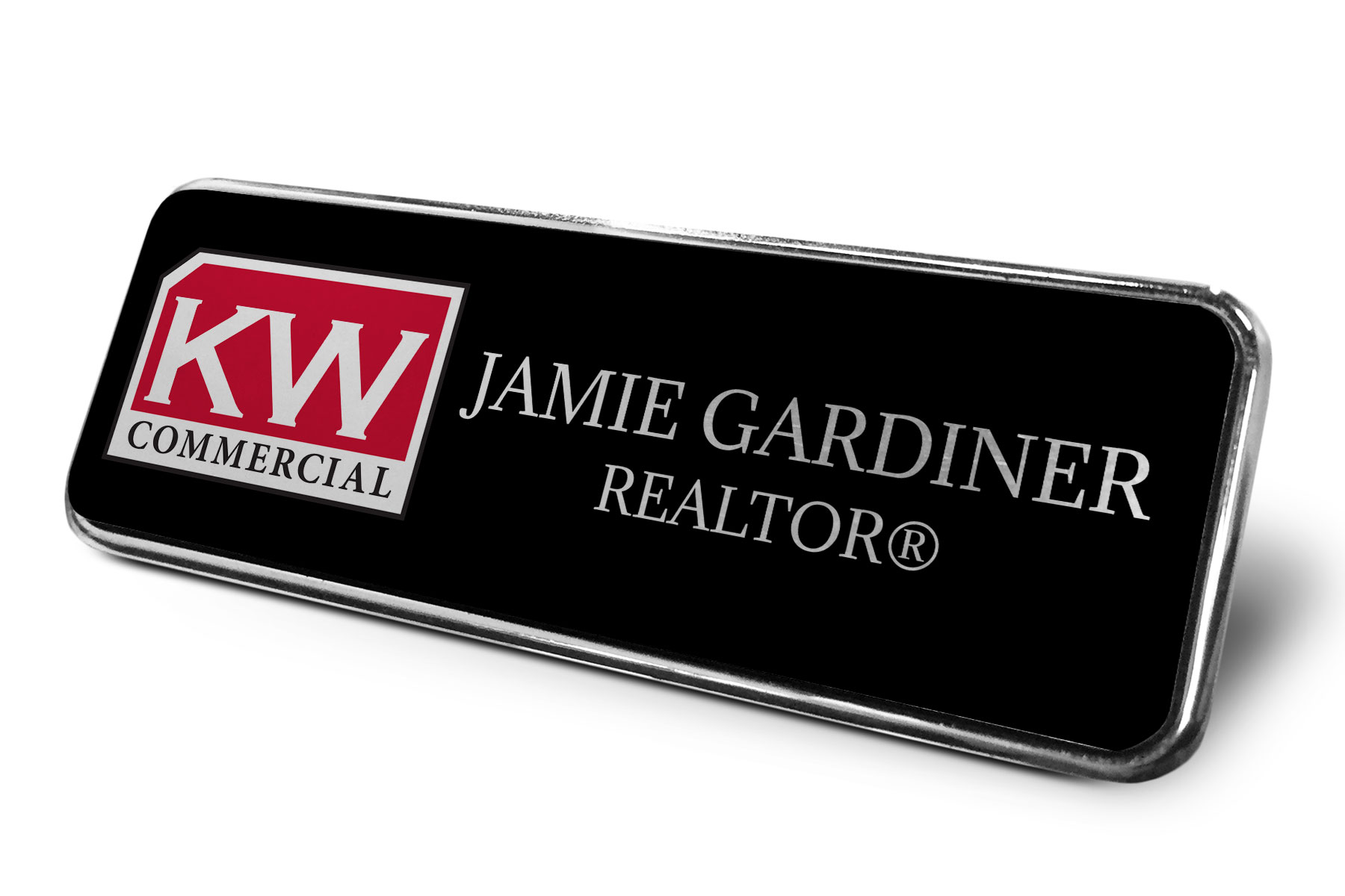 Keller Williams KW Commercial Name Tag